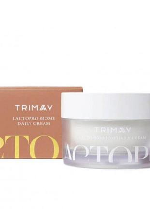 Антиоксидантний відновлюючий крем з пробіотиками trimay lactopro biome daily cream, 50 мл