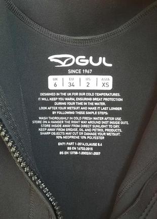 Гідрокостюм жіночий,gul core wetsuit ladies, 3:2mm, xs9 фото