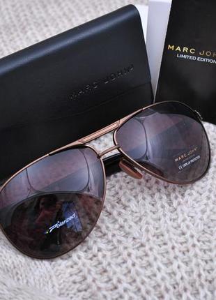 Фирменные солнцезащитные очки marc john polarized mj0726 окуляри капля авиатор