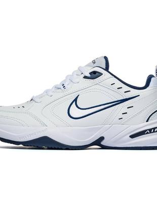 Мужские кроссовки nike air monarch white1 фото