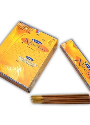 Satya nectar incense (плоская пачка) 45 грамм , ароматические палочки, натуральные палочки, благовония1 фото
