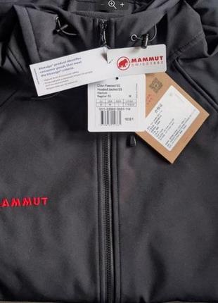 Чоловіча куртка mammut clion fleeced  sq hooded jacket es titanium оригінал розміри m, l, xl6 фото