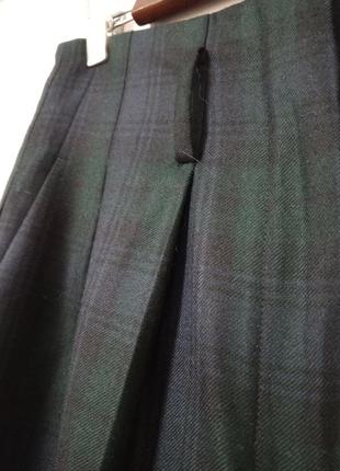 Massimo dutti, шерсть,испания, брюки со складками на поясе,коллекция 2023 г
