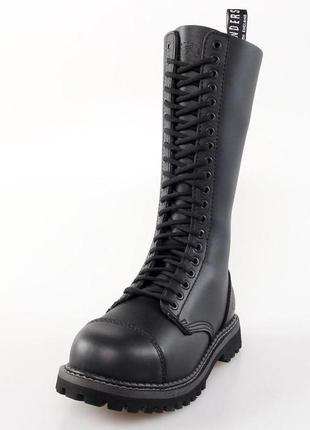 Ботинки grinders сапоги высокие 20 люверсов кожа гриндерсы steel стальной носок шурупы жел...