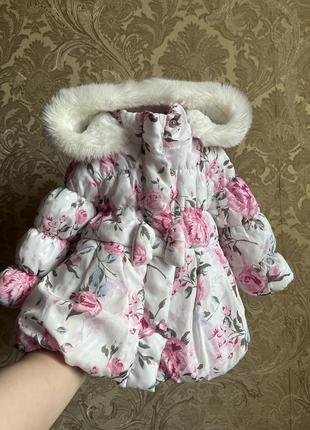 Куртка в розы,цветочек,горошек.