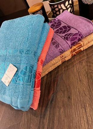 Качественные банные полотенца, двухсторонняя махра6 фото