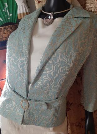 Вінтажний французьський  жакет в стилі  джекі кенеді батал