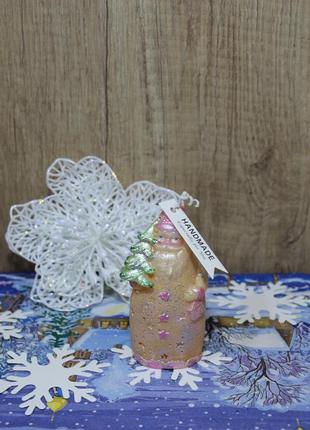 Свеча дед мороз