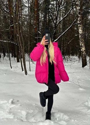 Куртка зимова дута курточка пуховик5 фото