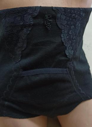 Трусики шортики женские утяжка корректирующие черные большой размер2 фото