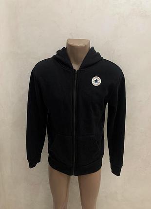 Кофта з капішоном толстовка converse all star чорна
