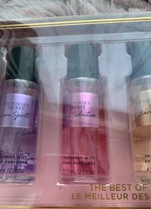 Классические ароматы в мини формате victoria secret мост, mist, мост, спрей, mini travel 75 ml3 фото