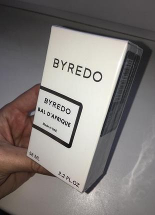 Bal d'afrique шлейфові парфуми духи  нішеві byredo