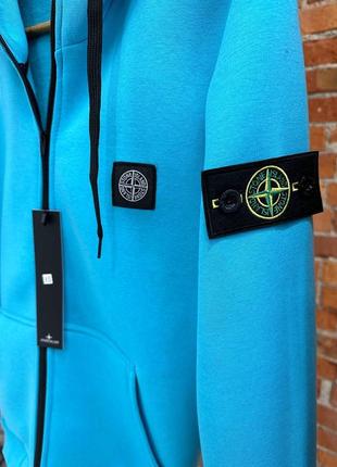 Теплый спортивный костюм на флисе stone island ❄️2 фото