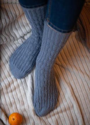 Шкарпетки-гольфи в'язані, прання в машині5 фото