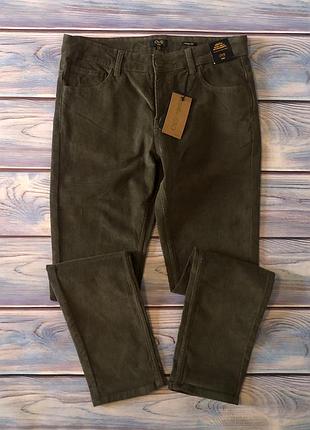 Велюрові плотні штани, брюки, хакі колір
