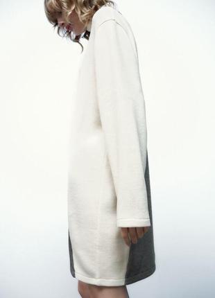 Коротке плаття туніка з м'якої тканини zara — s, m, l4 фото