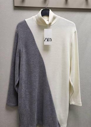 Коротке плаття туніка з м'якої тканини zara — s, m, l9 фото