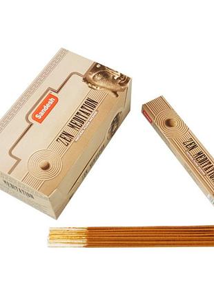 Sandesh zen meditation 15 грам , ароматические палочки, натуральные палочки, благовония