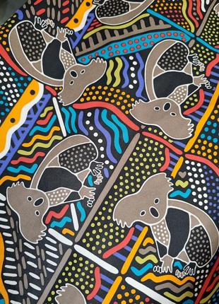 Японский яркий платок balarinji коала