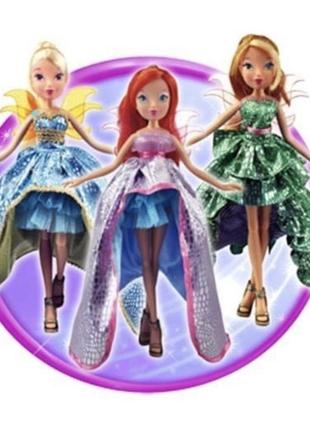 Кукла winx поющие принцессы блум стелла 27 см (iw01161401) винкс лялька барби2 фото