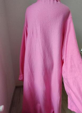 Халат одіяло рожеве флісове snuggie