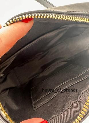 Жіноча брендова шкіряна сумка coach mini jamie camera bag оригінал сумочка кроссбоді коач коуч шкіра канва на подарунок дружині подарунок дівчині8 фото