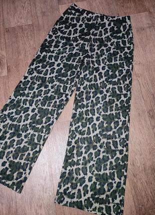 Стильные брюки хаки от zara2 фото