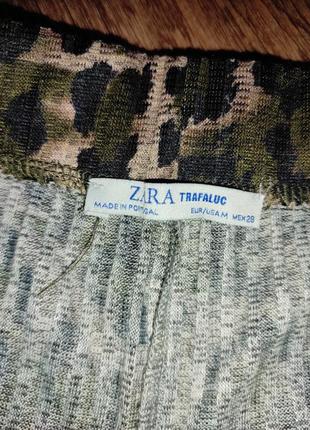 Стильные брюки хаки от zara3 фото
