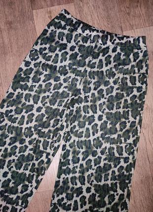 Стильные брюки хаки от zara4 фото