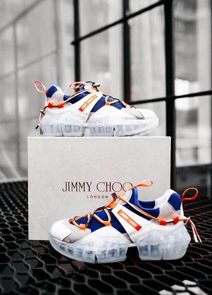 Женские кроссовки jimmy choo в белом цвете (36-40)😍9 фото