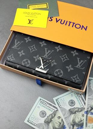 Жіночий гаманець louis vuitton lux якість в стильній фірмовій коробці.2 фото