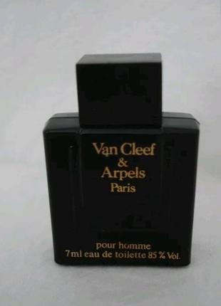 Van cleef &amp; arpels pour homme eau de toilette 7,5 ml винтажная миниатюра