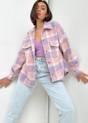 Кашемировая теплая рубашка