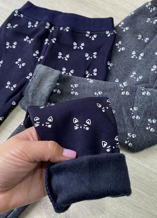 Теплые лосины на меху lizi kids 92 см