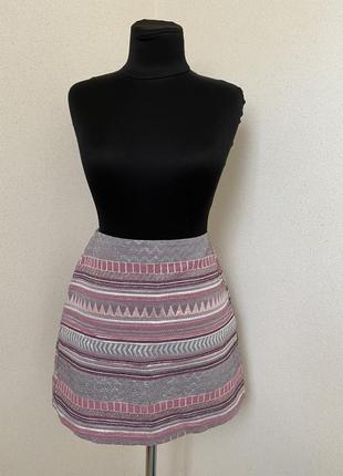 Оригинальная розовая юбка