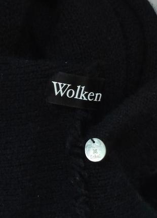 100% кашемір шарф wolkenschal kaschmir чорного кольору5 фото