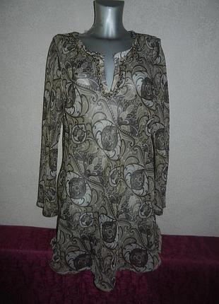 18 (50-52)xl, bonmarche бежевая пляжная туника,сукня, парео новая