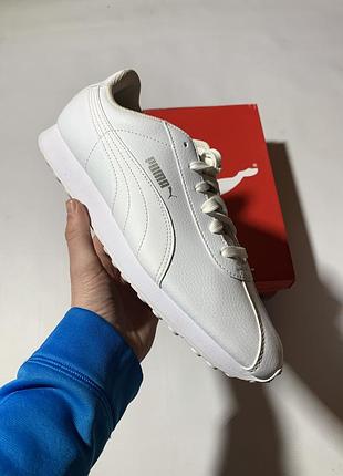 Распродажи<unk> кроссовки puma кожаные sport классические белые новые в коробке
