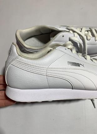 Распродажи&lt;unk&gt; кроссовки puma кожаные sport классические белые новые в коробке3 фото