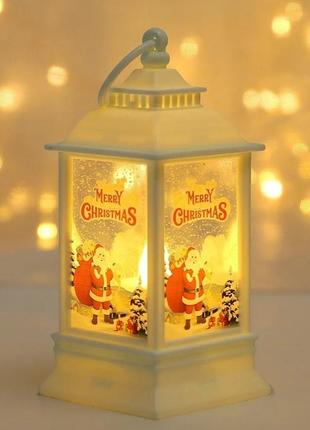 Новорічний новогодний рождественский фонарь светильник ліхтар2 фото