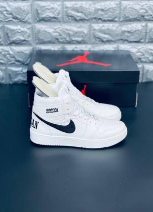 Air jordan кроссовки мужские, зимние меховые кроссовки джордан аир 36-45