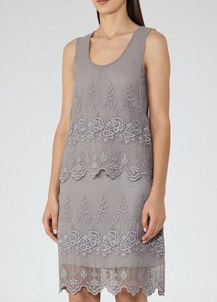 Потрясающее кружевное платье reiss leia, xs