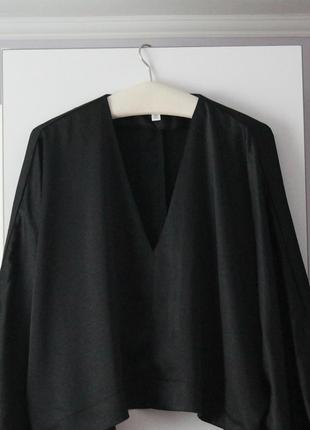 Шикарная сатиновая блуза от h&amp;m7 фото