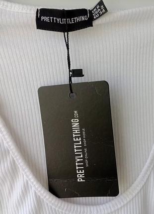 Платье женское prettyltlething белое