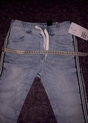 Джогерси джинсы брюки hm 4-5 лет5 фото