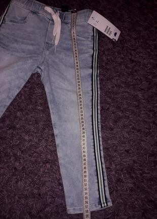 Джогерси джинсы брюки hm 4-5 лет6 фото