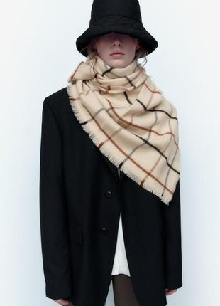 Zara шарф шарфик подарунок хомут чоловічий жіночий новий рік корпоратив подарунок