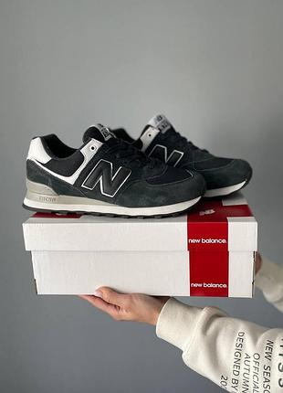 Мужские кроссовки   new balance 574 crew blue 44