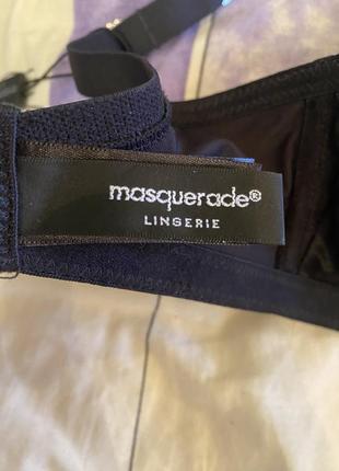 Шикарний, базовий, ажурний, бюстгальтер, в чорному, кольорі, з маленьким обхватом, від дорогого бренду: masquerade lingerie 🫶7 фото